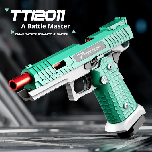 Fashionable Shell-ejecting Toy Gun With Slide Lock